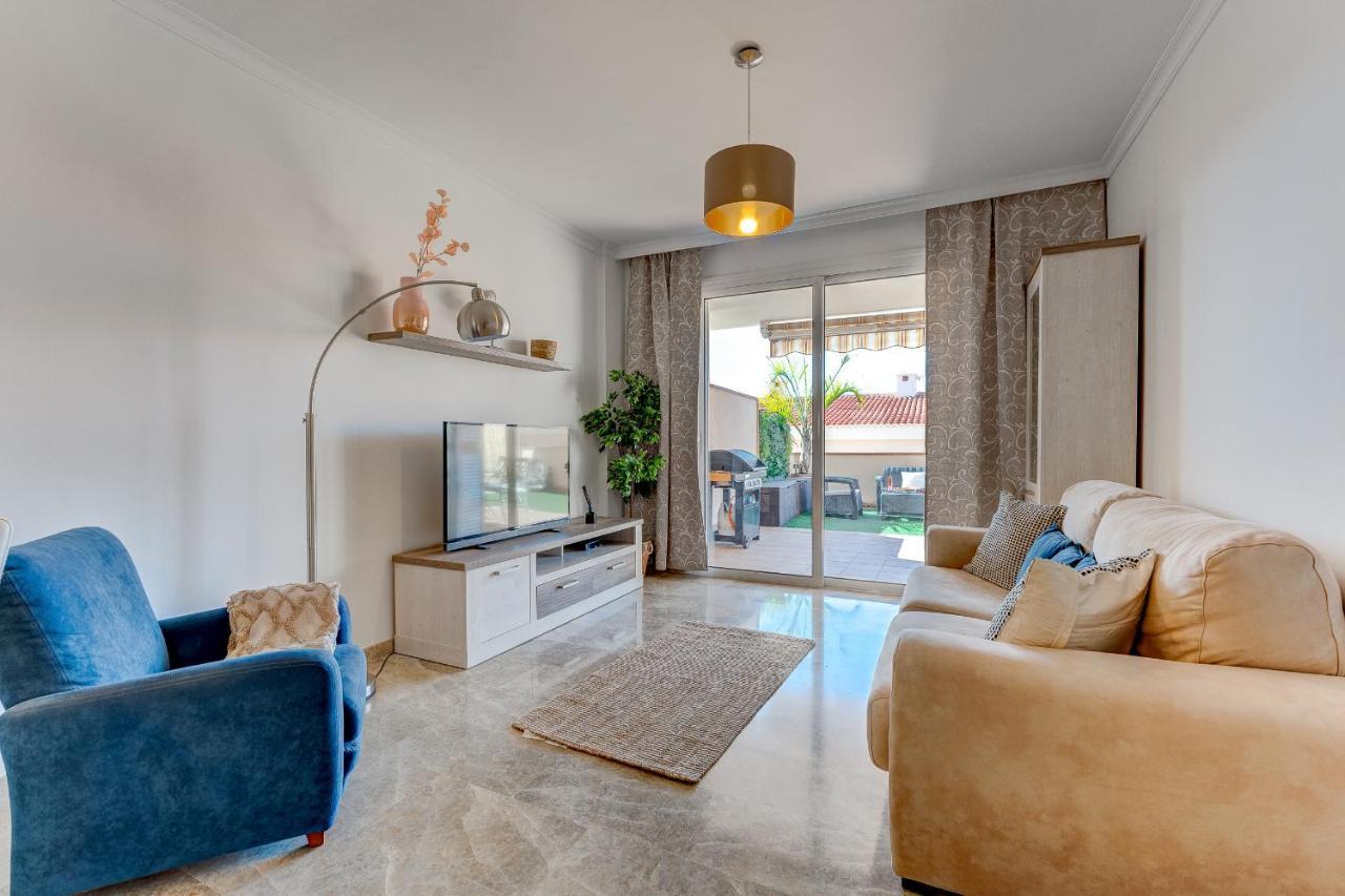 Modern Apartment With Large Terrasse, Bbq, Fast Wifi, 2 Pools 圣地亚哥港 外观 照片