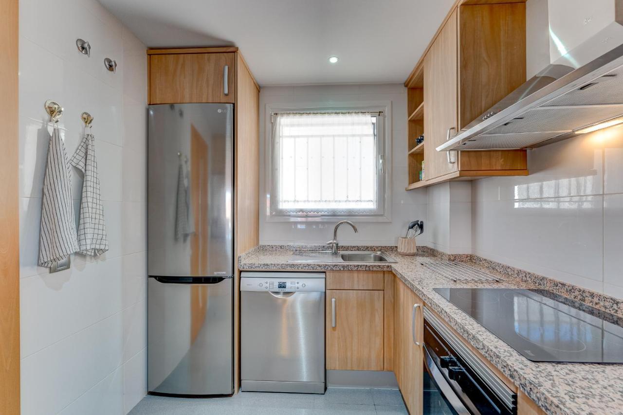 Modern Apartment With Large Terrasse, Bbq, Fast Wifi, 2 Pools 圣地亚哥港 外观 照片